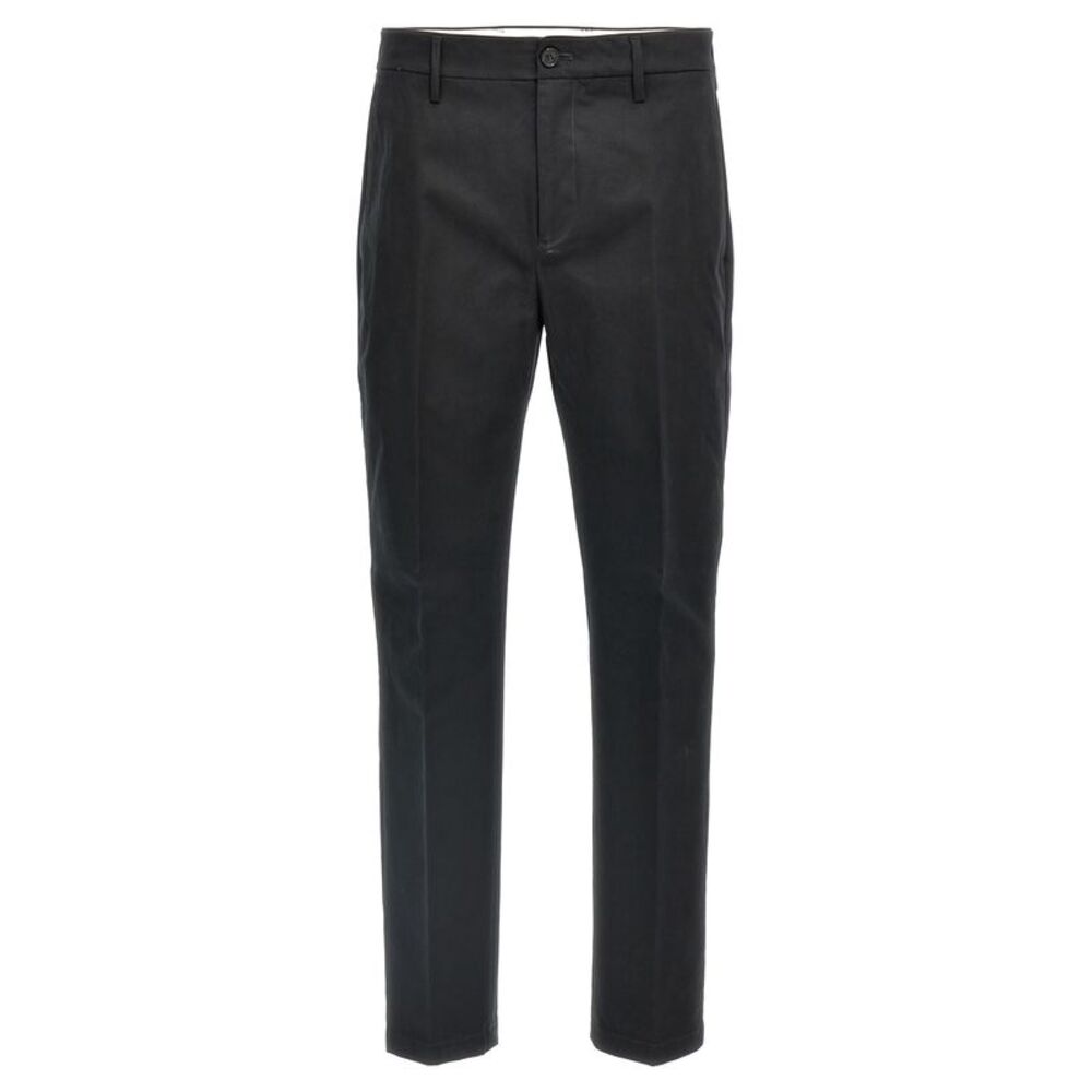 Department 5 Black Cotton Casual Men's Pants